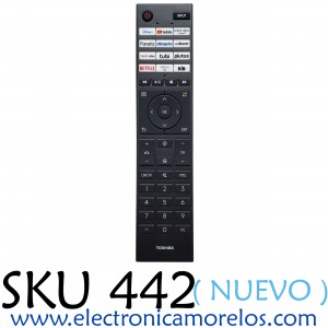 CONTROL REMOTO PARA SMART TV HISENSE, CON COMANDO DE VOZ (ORIGINAL, NUEVO) NUMERO DE PARTE CT-95052 / RF474A-T1-03 / 2204200023 / 315557